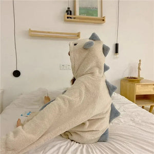 Kawaii Pastel Dragon Plush Hoodie Blanket - Bear Hugs