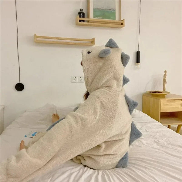 Kawaii Pastel Dragon Plush Hoodie Blanket - Bear Hugs