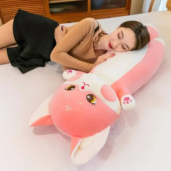Long Cuddly Sakura Fox Family Plushie - Bear Hugs