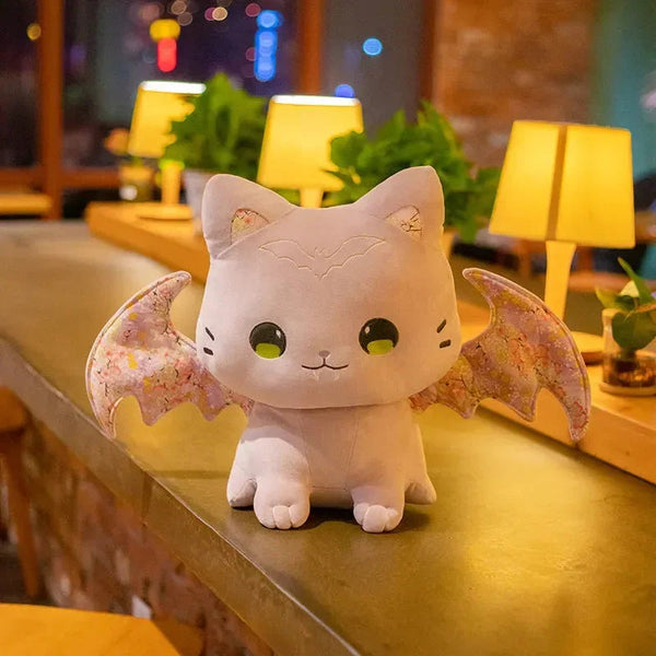 Luna & Solis the Kawaii Sakura Cats with Wings Plushies - Bear Hugs