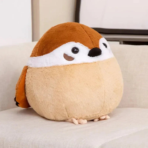 Chonky Sparrow Raven Bird Plushies