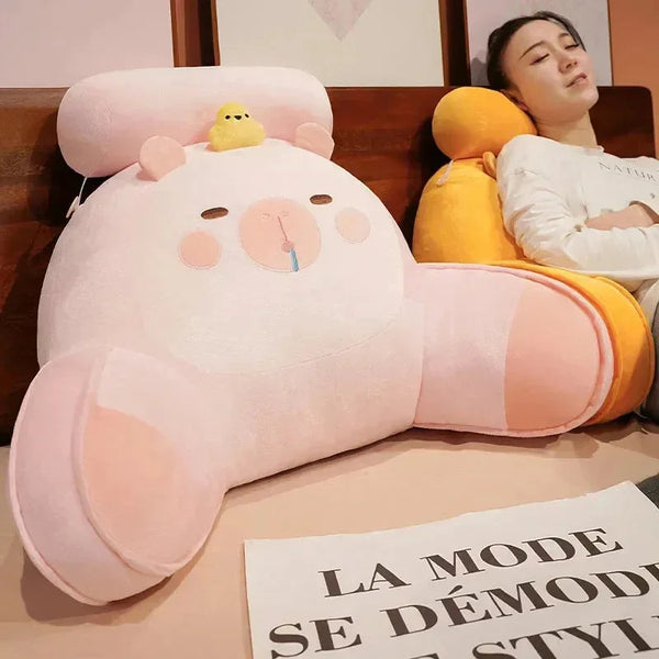 Sleepy Capybara Resting Cushion Pillow - Bear Hugs