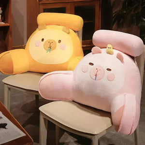 Sleepy Capybara Resting Cushion Pillow - Bear Hugs