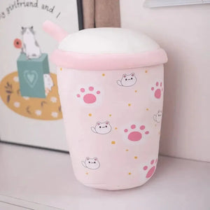 Smiling Boba Dessert Plushie - Bear Hugs