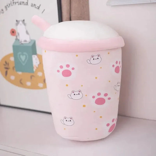 Smiling Boba Dessert Plushie - Bear Hugs