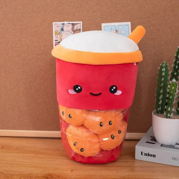 Smiling Boba Dessert Plushie - Bear Hugs