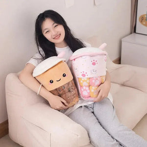 Smiling Boba Dessert Plushie - Bear Hugs