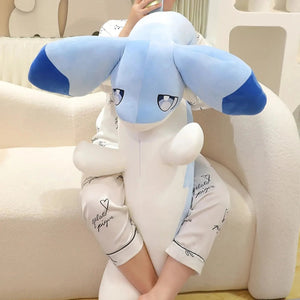 Sofi the Long Kawaii Baby Blue Hybrid Dragon Plushie - Bear Hugs