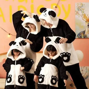 Soft Bear Family Fluffy Pyjama 1-Piece Set - Bear Hugs