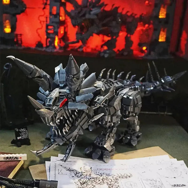 Super Mech Colossal Triceratops Dinosaur Building Set - Bear Hugs