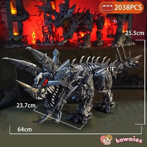 Super Mech Colossal Triceratops Dinosaur Building Set - Bear Hugs