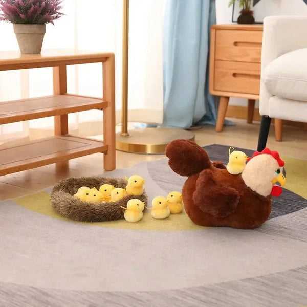Swan and Chicken Family Plushies - Bear Hugs