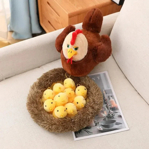 Swan and Chicken Family Plushies - Bear Hugs