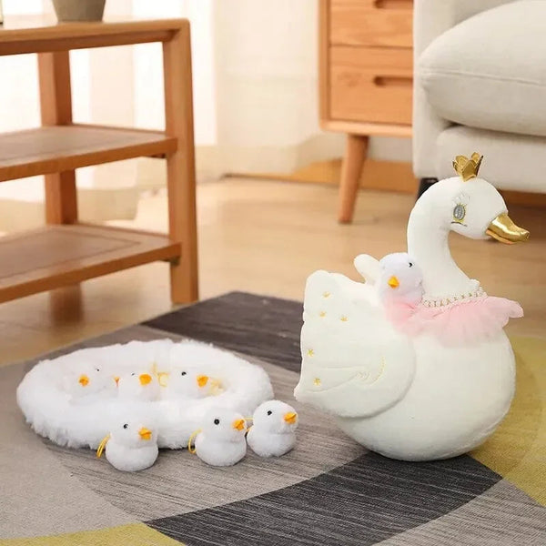 Swan and Chicken Family Plushies - Bear Hugs