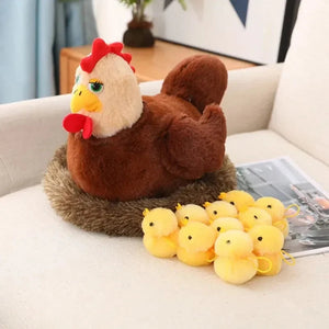 Swan and Chicken Family Plushies - Bear Hugs