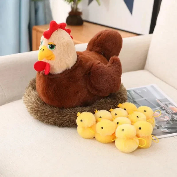 Swan and Chicken Family Plushies - Bear Hugs