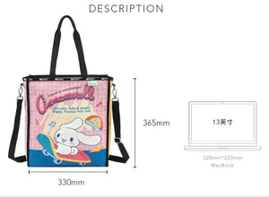 LeSportsac Cinnamoroll Vintage Modern Tote Bag - Bear Hugs