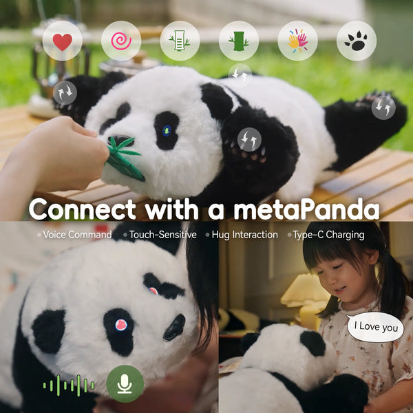 Elephant Robotics metaPanda: Gift The Touch-Responsive Stretching Robotic Pet Companion - Bear Hugs