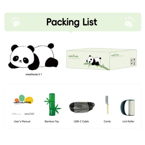 Elephant Robotics metaPanda: Gift The Touch-Responsive Stretching Robotic Pet Companion - Bear Hugs