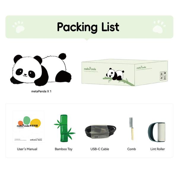 Elephant Robotics metaPanda: Gift The Touch-Responsive Stretching Robotic Pet Companion - Bear Hugs