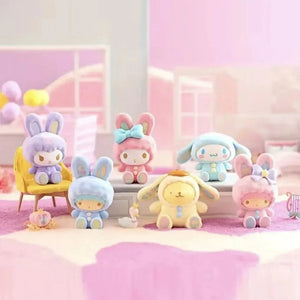 Sanrio Characters Fluffy Rabbit Series Blind Box - Bear Hugs