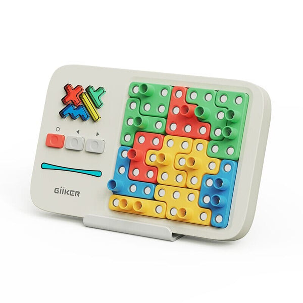 New Giiker Super Blocks Game 1000+Levelled UP Challenges Logic Exercise Board Game For Kids - Bear Hugs