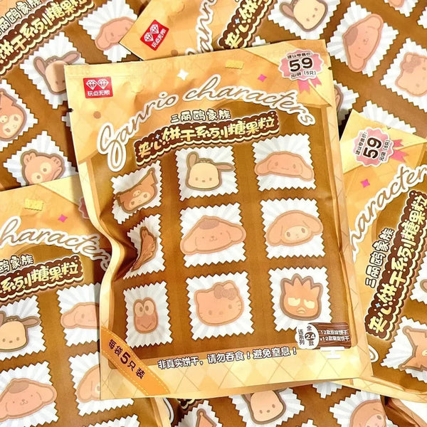 Sanrio Characters Sanwitch Cookies Series Candy Beans (5 pcs in bag) - Bear Hugs