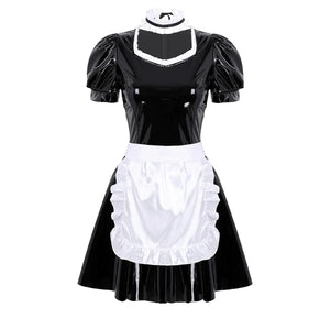 Pleather Maid Dress - Bear Hugs