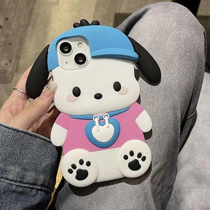 Pochacco Blue Cap Phone Case (For iPhone)