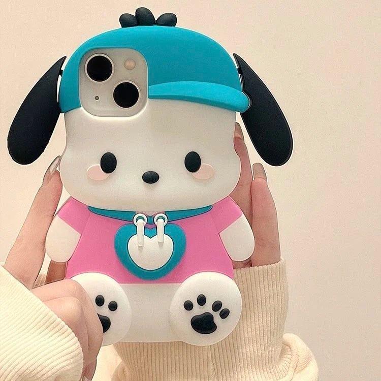 Pochacco Blue Cap Phone Case (For iPhone)