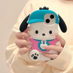 Pochacco Blue Cap Phone Case (For iPhone)