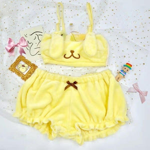 Playful Purin Lingerie Set