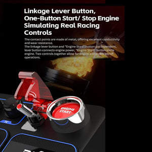 PXN-CB1 Multi-function Racing Button Box 30‑Key Sim Racing/Button Box for PC - Bear Hugs