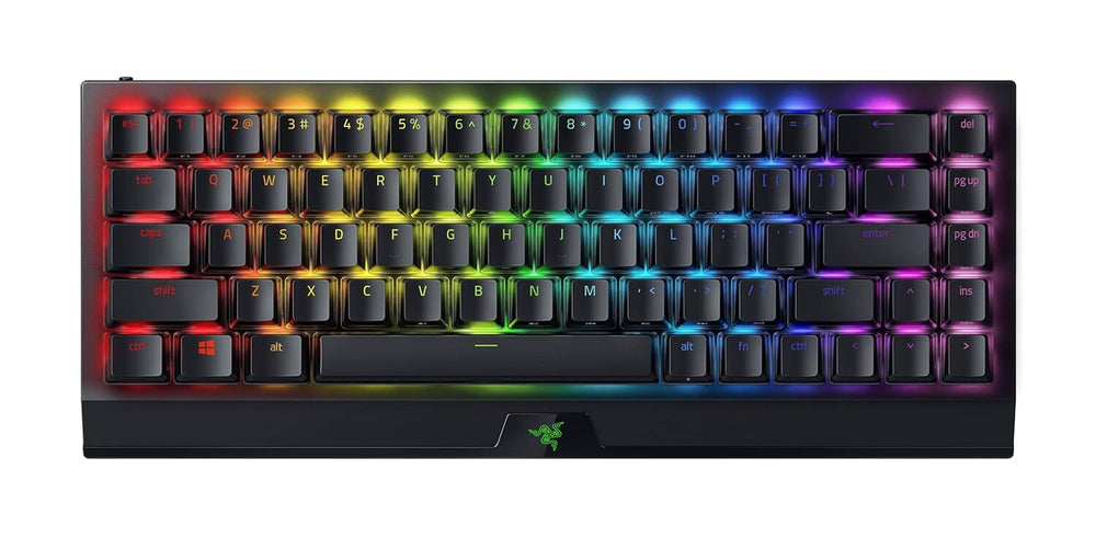Razer Blackwidow V3 Mini Hyperspeed - Phantom Edition - Yellow Switch - Wireless 65% Mechanical Gaming Keyboard with Chroma RGB - Bear Hugs