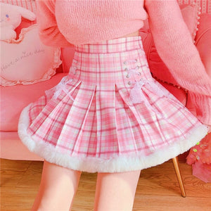 Snow Day Kawaii Candy Skirt - Bear Hugs