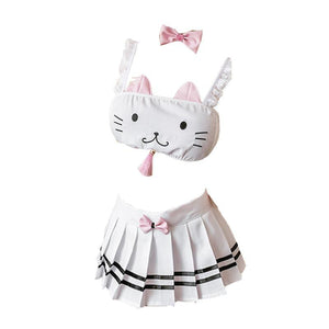 Tiny Kitten Lingerie Set - Bear Hugs