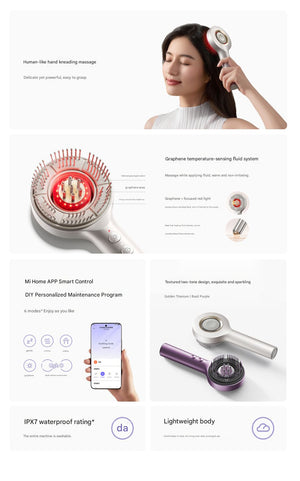 Xiaomi Mijia Smart Comb For Scalp & Head Massager - Bear Hugs